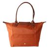 Longchamp Le Pliage Zipper Closure Tote Bag Women Tote Bag Brown Red 2605089P97