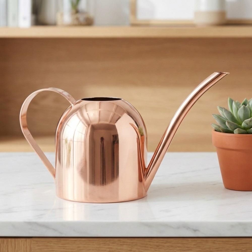 500ml Plant Watering Pot Stainless Steel Watering Kettle Durable Watering Can  Plant Care Rose Gold