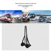 Airplane Footrest Adjustable Strap Portable Hammock Leg Rest Non-slip Soft Pad for Travel Long Flight Car Office Napping