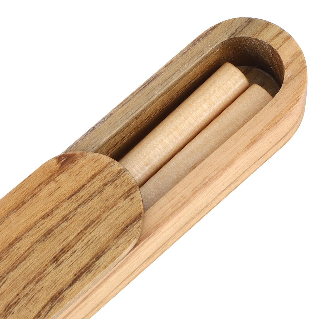 Reusable Wooden Chopsticks Portable Tableware Gift Set Kitchen Utensils for Eating with Box(White Wax Chopstick Box Chopsticks )