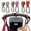 In Stock Stroller Hook with Velcro, Metal Clasp & Carabiner for Child's Stroller