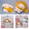Cute Plush Keychain Bag Charm With Taiyaki Design