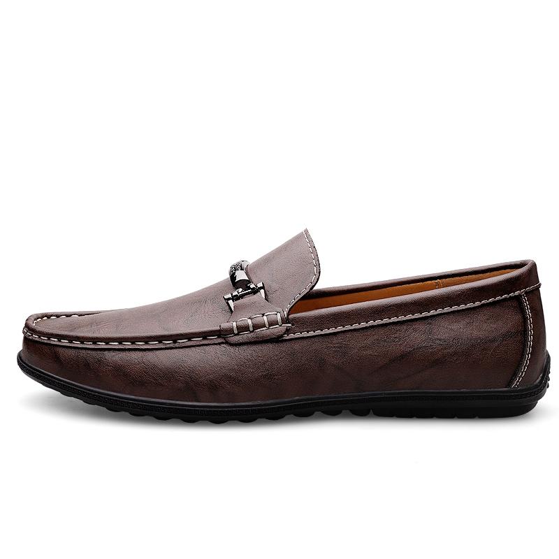 

Fashion Fashionable Luxury Brand Minimalist Designer Style Elegant Loafers Handmade Footwear Office Comfortable Genuine Leather Shoes 38 коричневый