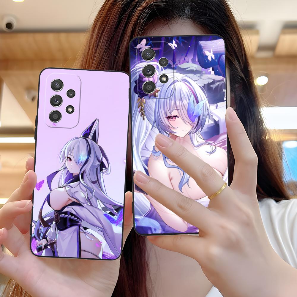 Azur Lane Unzen Matte TPU Mobile Phone Case for Samsung Galaxy M55 54 42 35 34 33 32 23 22 15 14 13 12 F55 5G Colorful Cover