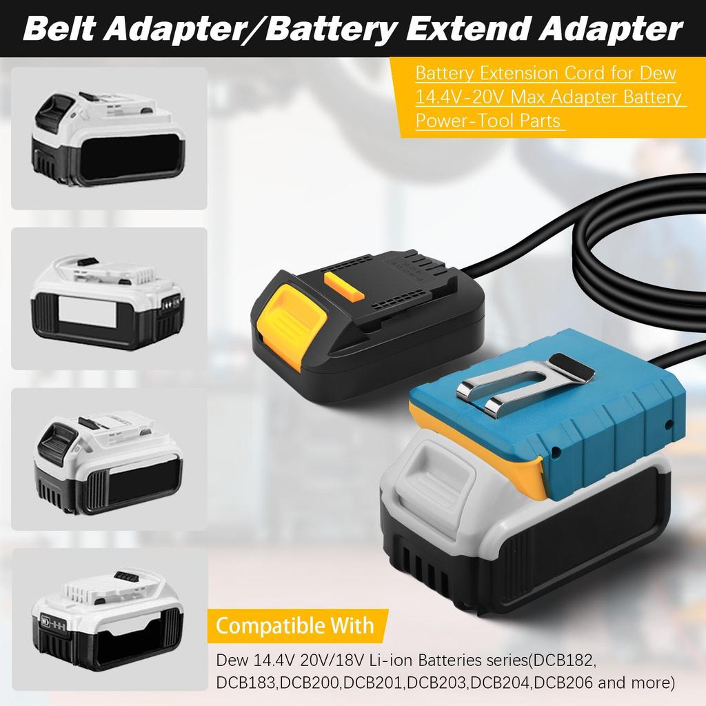 Lightweight BAP18A Lithium Battery Adapter for Makita DeWalt with Weight Reduction