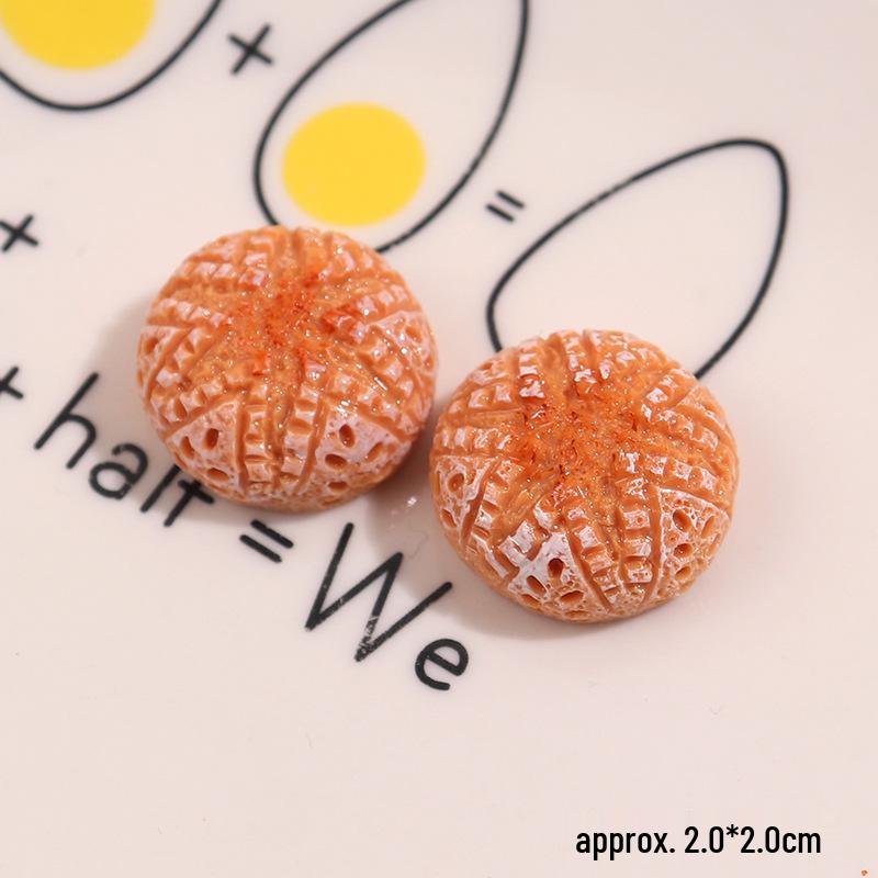Miniature Cream Bread Simulation Toy Cake: DIY Resin Accessories for Children's Pretend Play and Handmade Projects.