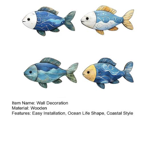 1 Set Küsten-Wanddekoration Holz Meeresschildkröte Muschel Seestern Wanddeko Rustikal Fisch Meeresleben Wandkunst für Zuhause Wohnzimmer Strandhaus