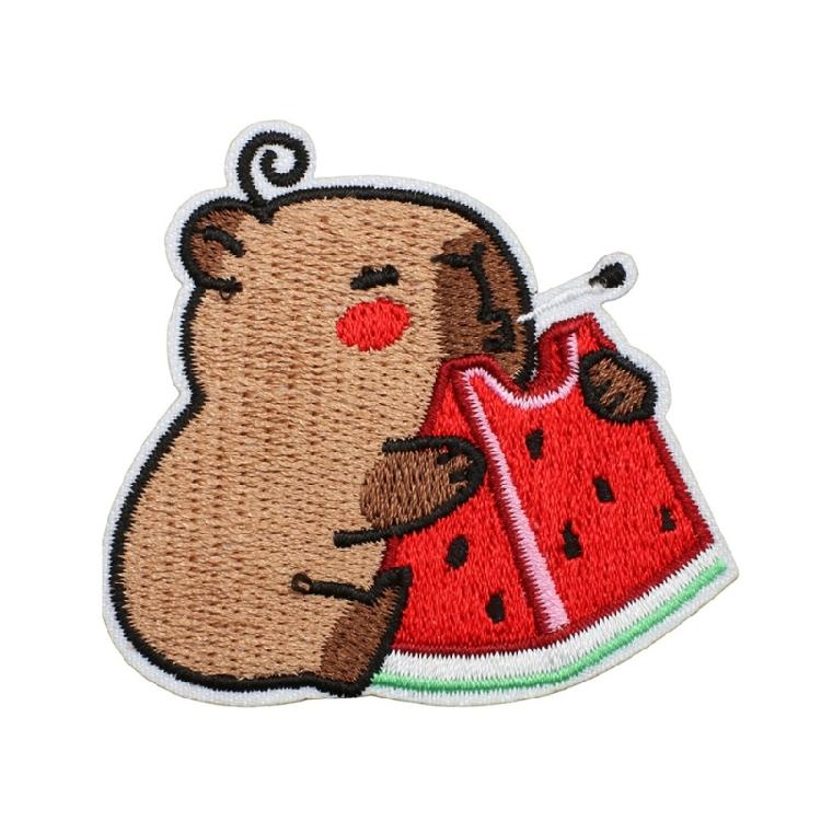16 Pezzi Toppe Termoadesive con Disegno di Animali Cartoni Animati Ricamo Applicazione per Abbigliamento Bambini Zaini Cappelli Borse Decorazione Artigianale