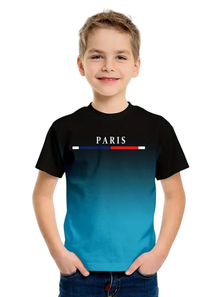 Simple 3D Print Kids Boys Clothes Short Sleeve Children Summer Clothes Casual Daily Boys Tshirt Children's Clothing Girl Tops