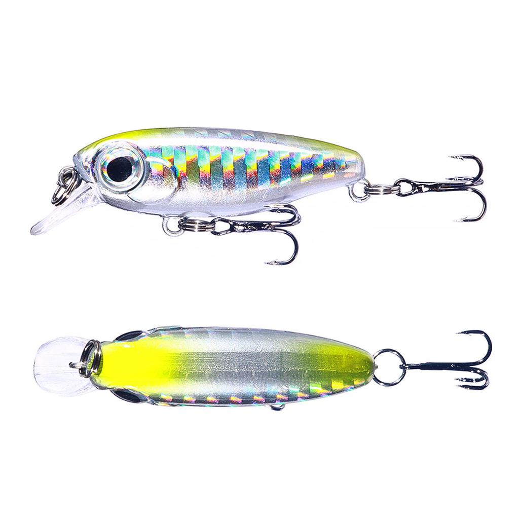 HENGJIA 1Pcs Mini Minnow Lures Fishing 3.8cm-2.8g-12# Bait Lure for Sea Fishing Pesca Fishing Tackle Crankbait Lure