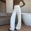 2026 Spring High Waist Slimming Modal Pants - Versatile Casual Black for Women