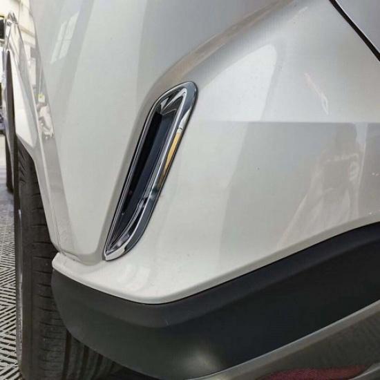 -2024 Lexus RX Chrome Rear Bumper Air Vent Cover Molding Accessories | Left | Polished Chrome | Silver | Adhesive For Drilling Required | China