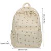 Stickerei Blumig Rucksack Große Kapazität Koreanischer Stil Schüler Schultasche Reisetasche Handtasche Blumige Umhängetasche Schüler
