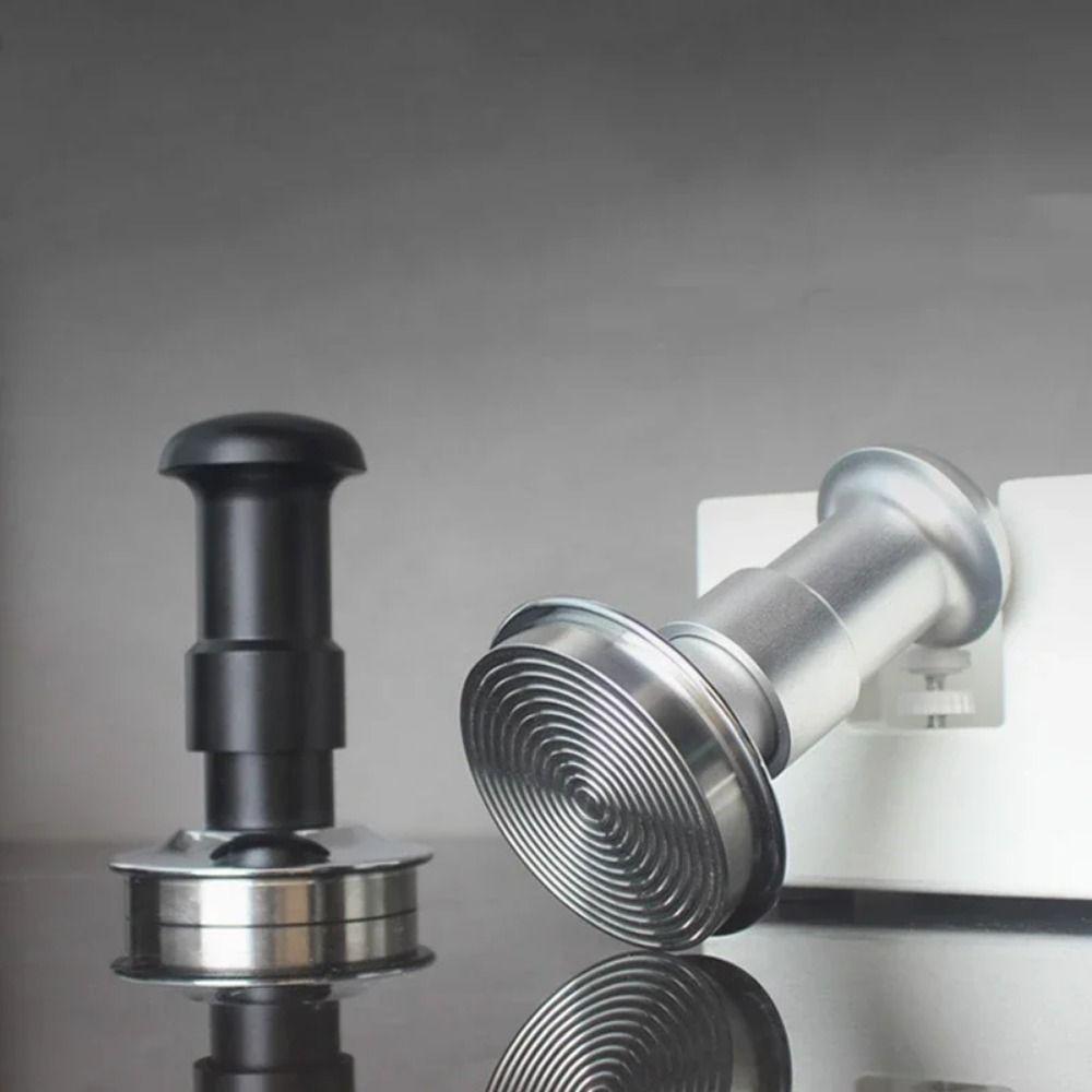Save Effort Coffee Tamper 51/53/58mm Coffee Leveler Reusable Double Spring Tamper  Barista Tools