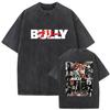 חולצת טי גרפית וינטג' מכובסת Bully Kanye West Tour Album 2026 לגברים, אוברסייז, היפ הופ, גותי, כותנה, סטריטוור