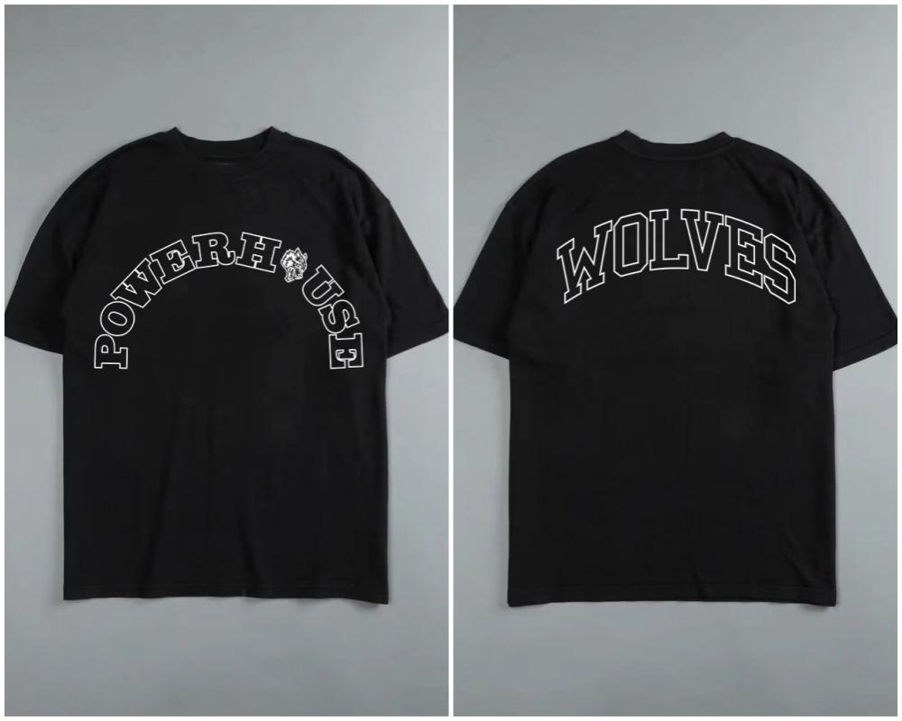 

Американский размер Футболки с принтом волков, летняя классика, хип-хоп, черные, с буквенным принтом, хлопковые, мужские футболки, хип-хоп, повседневные топы, футболки M