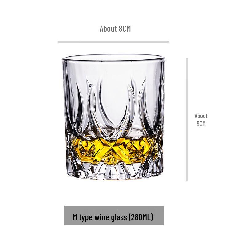 SW Classic Crystal Glass Whiskey & Beer Tumbler Set