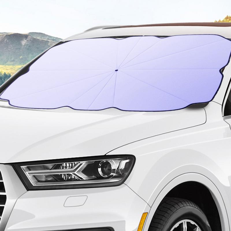 Car Windshield Sunshade Foldable Windshield Sun Shade Automotive Interior Accessories Window Screen For RV Safety Heat Camping