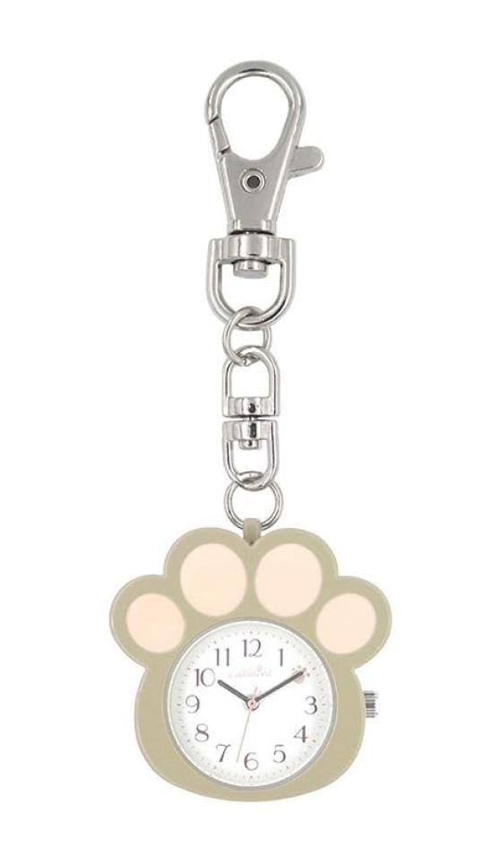 follow catmint paw print charm watch N02225S-0 BE