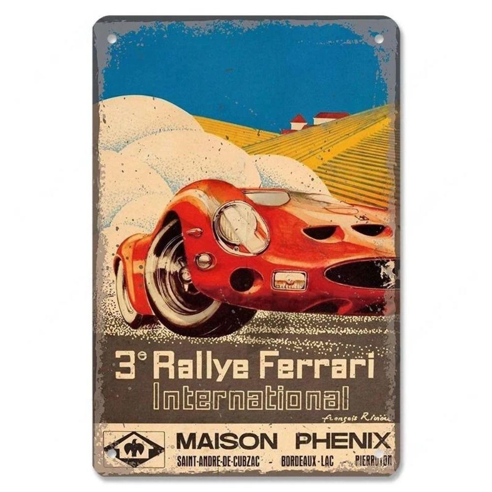 Bar Metal Wall Sign, Interior Decor Plaque 20x30cm