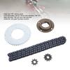 Toothless Flywheel T8F Gear Chain Set 116 Links Chain Chain Sprocket Kit  Mini Motorcycle