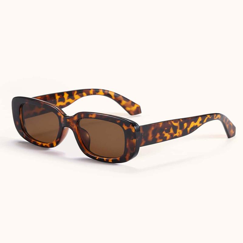 Retro Small Frame Sunglasses Men'S And Women'S Tide Rectangular Sunglasses Street Shot Sunglasses S9071