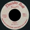 7inch Record JOE MANICS  Popina NONE Thunder Bolt Jamaica Reggae Ska  Dub Used