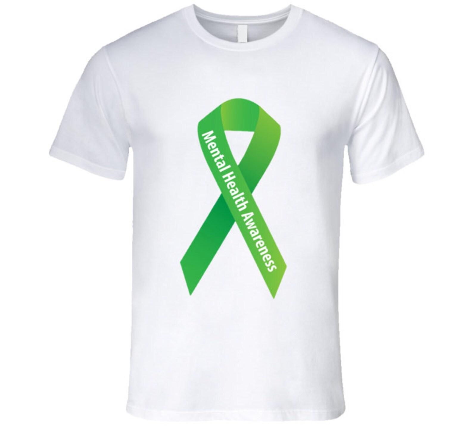 Mental Health Ribbon 2 T Shirt S