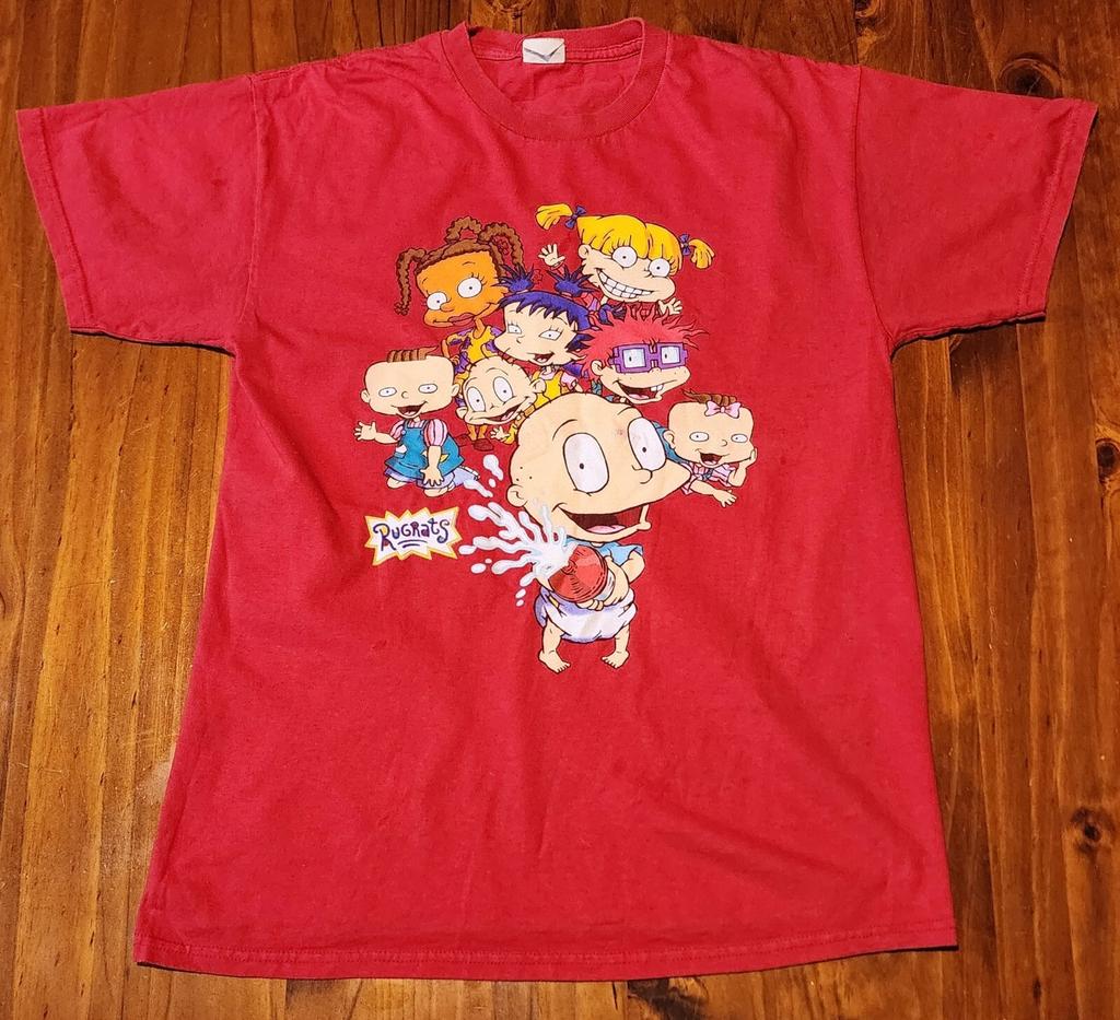 Vintage The Rugrats Tee Medium Cartoons Nickelodeon 90s Tommy Chuckie Angelica