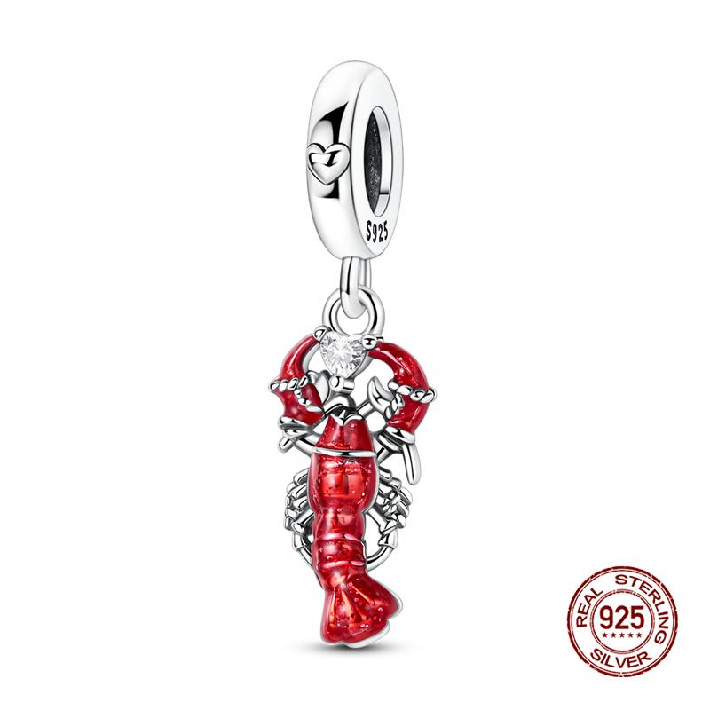 Original Charm Copper Fruit Four-Leaf Clover Series Charm Bead Fit 3Mm Original Bracelet For Women Diy Jewelry Gift