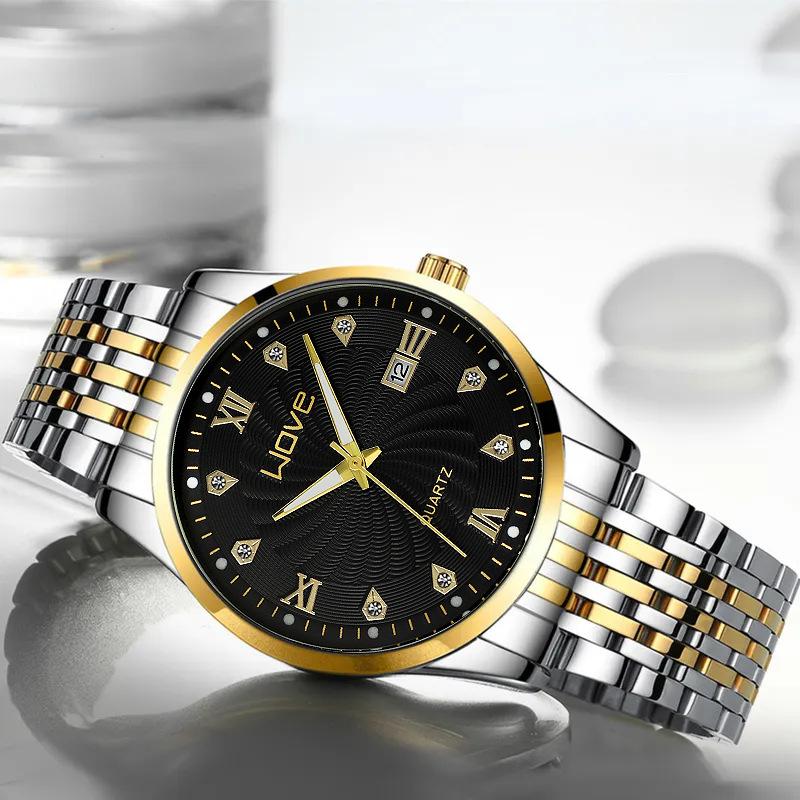 Men'S Watch High-End Atmosphere High-Grade Gentleman Classic Versatile Personality Trend Quartz Watch