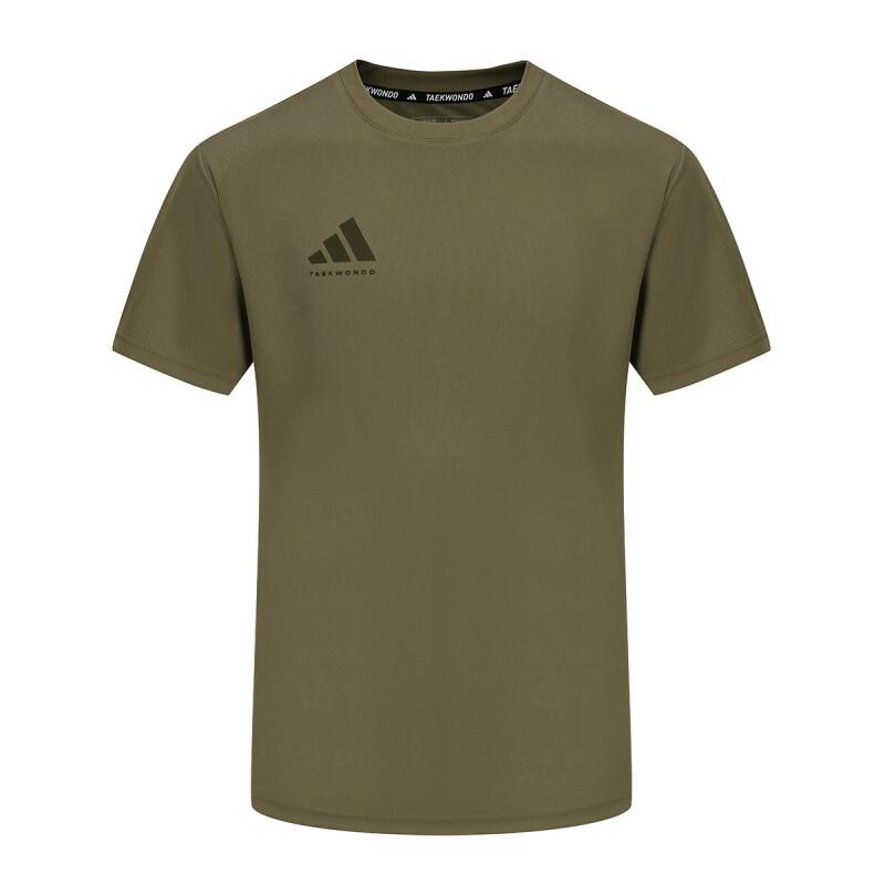 

Adidas SS25 Minimalist Breathable Round Neck Short Sleeve T-Shirt Unisex Tops Olive-Green ADICLTS24CTKP-OSSO 2XL