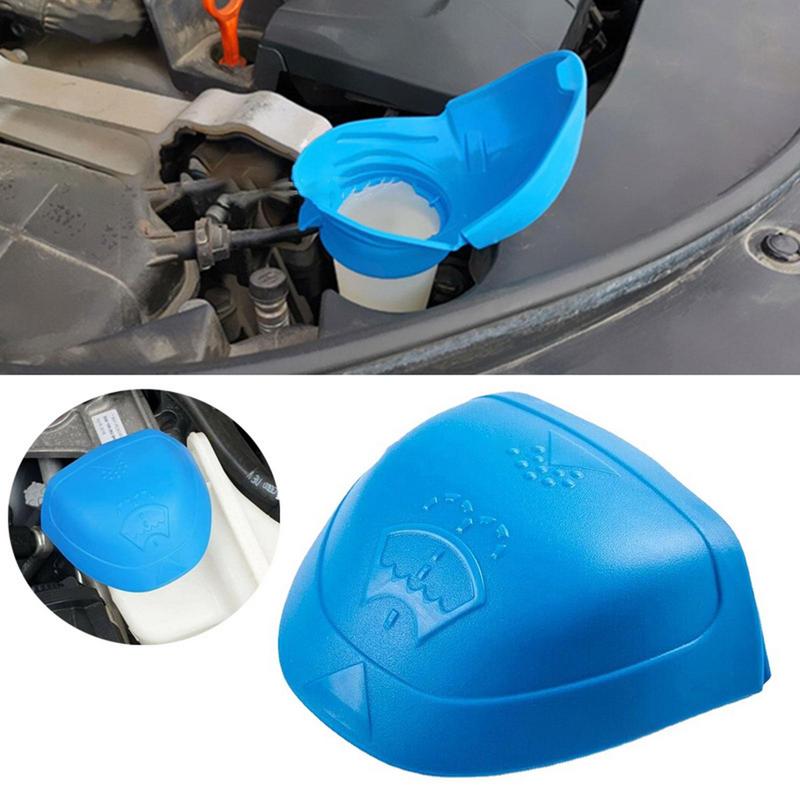 6V0955485 6V0 955 485 Torkarspolarvätskebehållare Tank Flaska Lock Kåpa Plast Blå FörAudi FörVolkswagens SKODAs