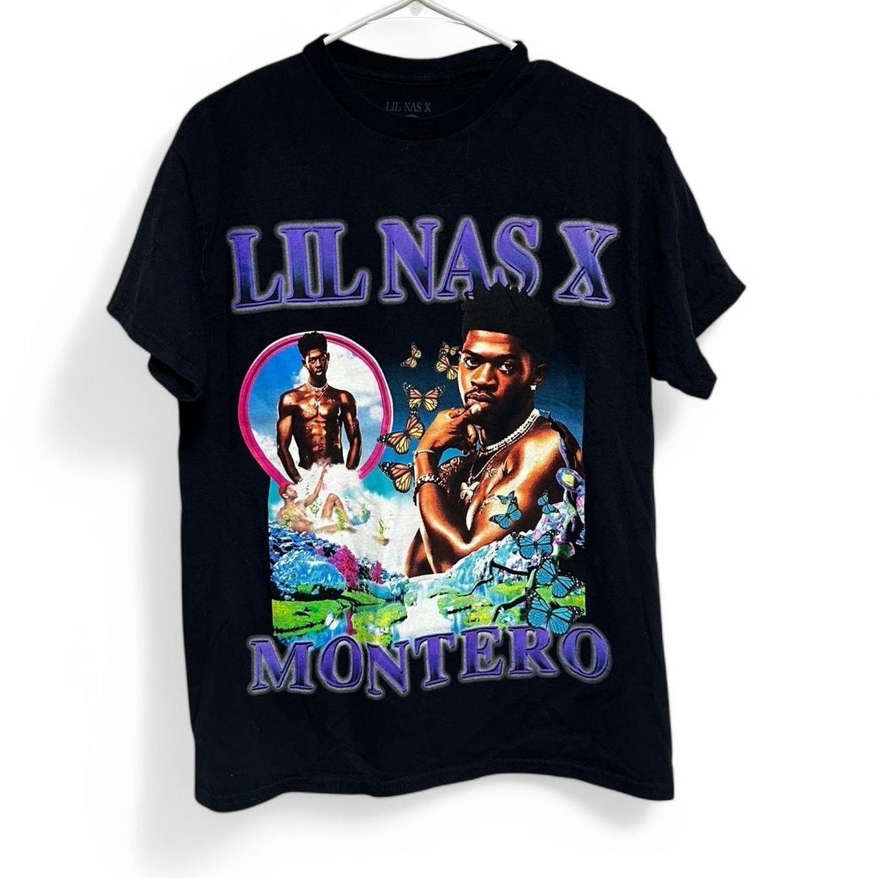 Lil Nas X Montero black cotton t-shirt Full Size S to 5XL IM0612 S разноцветный