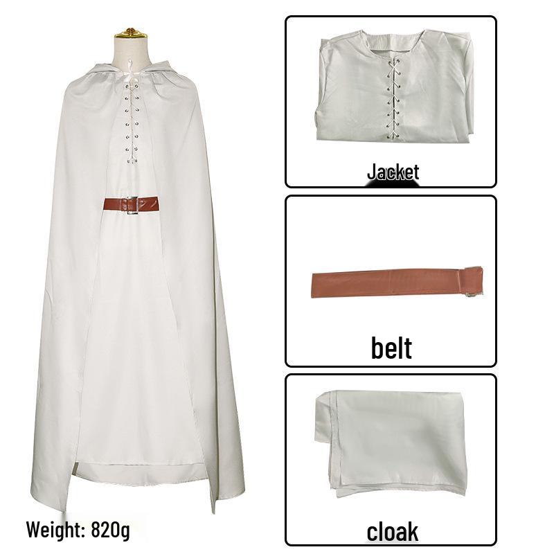 Gandalf Costume Set: The Hobbit & Lord of the Rings Cosplay for Halloween M