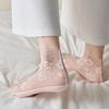 Women's Lace Socks Mesh Sheer Flower Lace Ankle Socks Summer Ultra Thin Fishnet Frilly Sock for Teens Girls