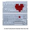Set di Tasti Trasparente Ghiaccio Profilo Cherry Tasti PC Tastiera Meccanica