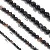 4/6/8/10/12mm Natural Black Agate Stone Beads Round Loose Spacer Beads For Jewelry Making DIY Bracelets Necklace Accessories