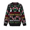 Women's Autumn Winter Christmas Party Jacquard Knit Sweater - European & American Style