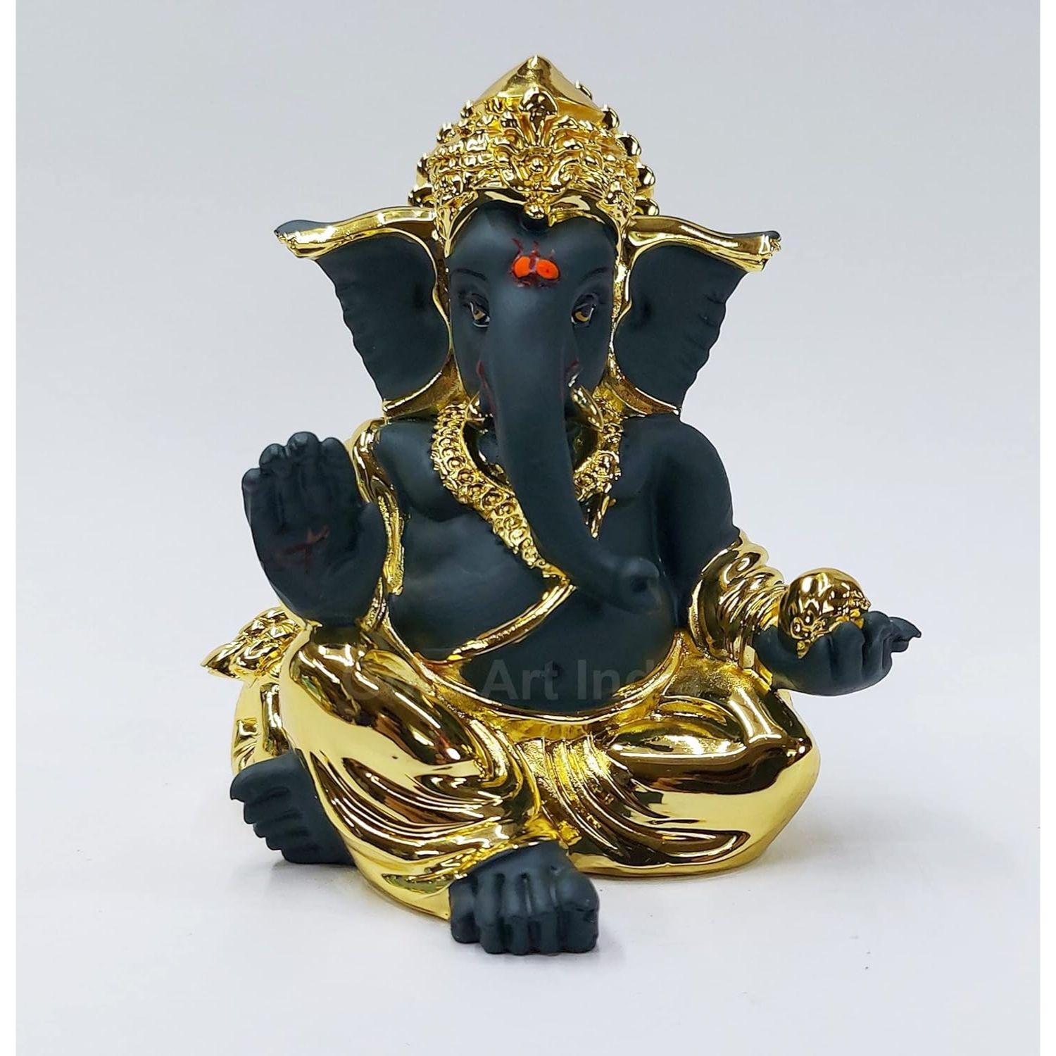 

Смола Гадди Ганеша Золотой Каай Зеленый 3X3 См Идол Ганеши для Приборной Панели Автомобиля Маленькая Мурти Ганеши Идол Ганапати для Домашнего Декора Пуджа Статуэтка Господа Ганеши Подарок зелёный/золотистый