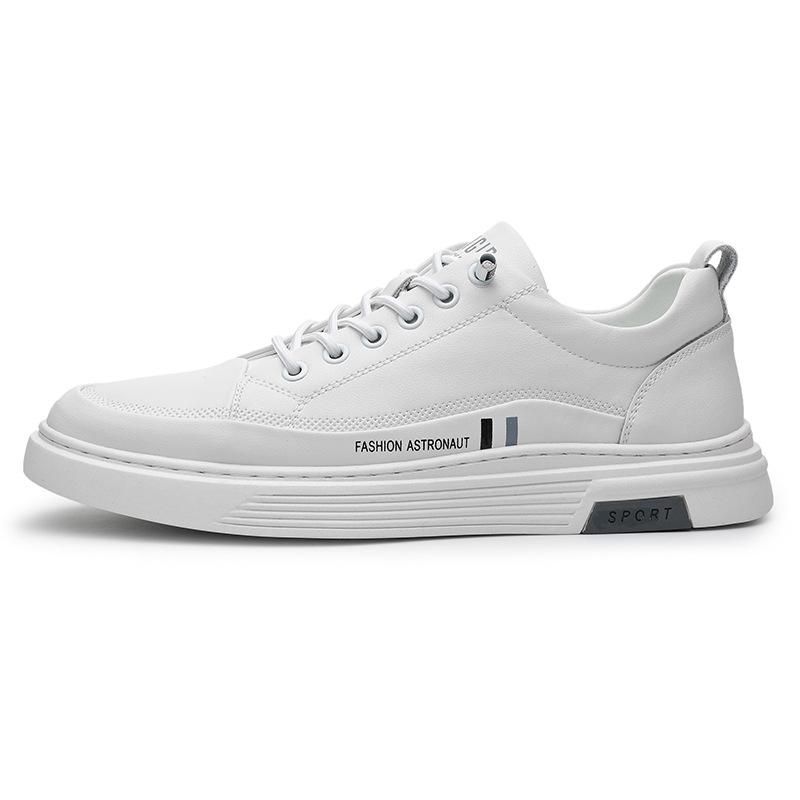 Spring little white shoes men's casual board shoes flow fashion thick sole height increase low top men's shoes