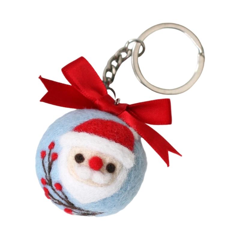 

Wool Felt Craft Set Needle Felting Supplies With Wool Felting Tool And Step By Step Instructions For Keychain Making