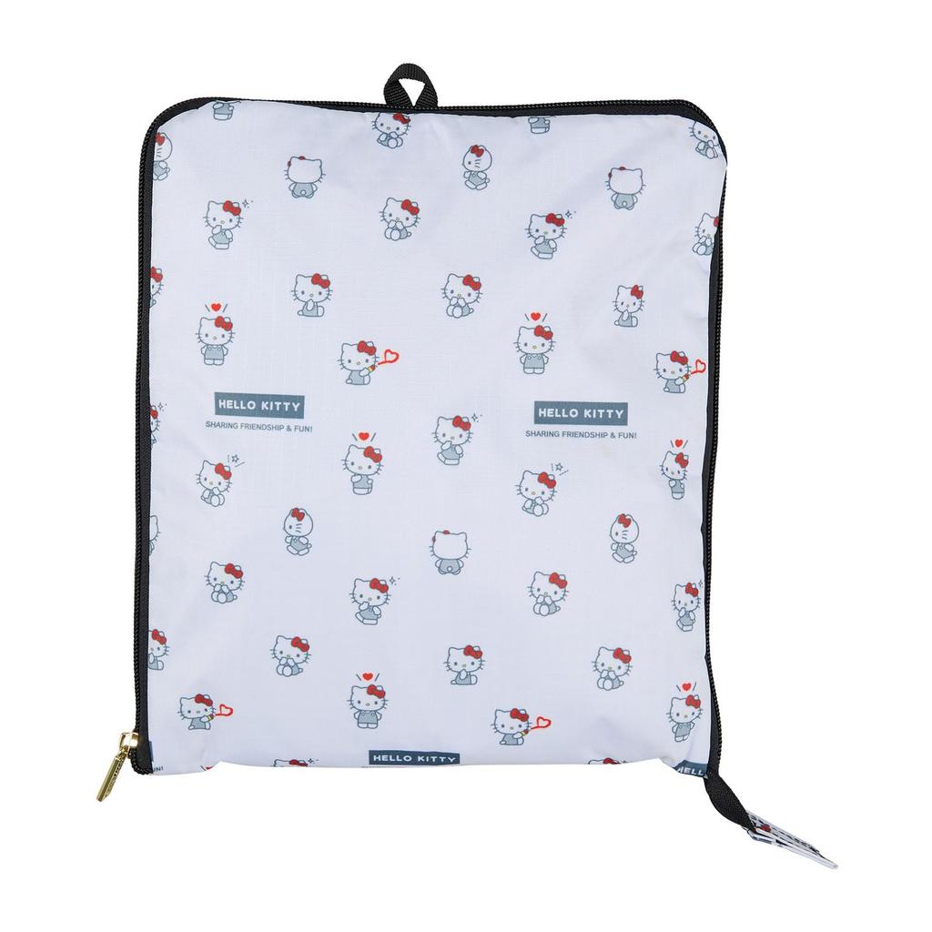 Foldable Boston large can be carried in a Sanrio White Heart [Hapitas] bag, size, suitcase, characters, SA14.