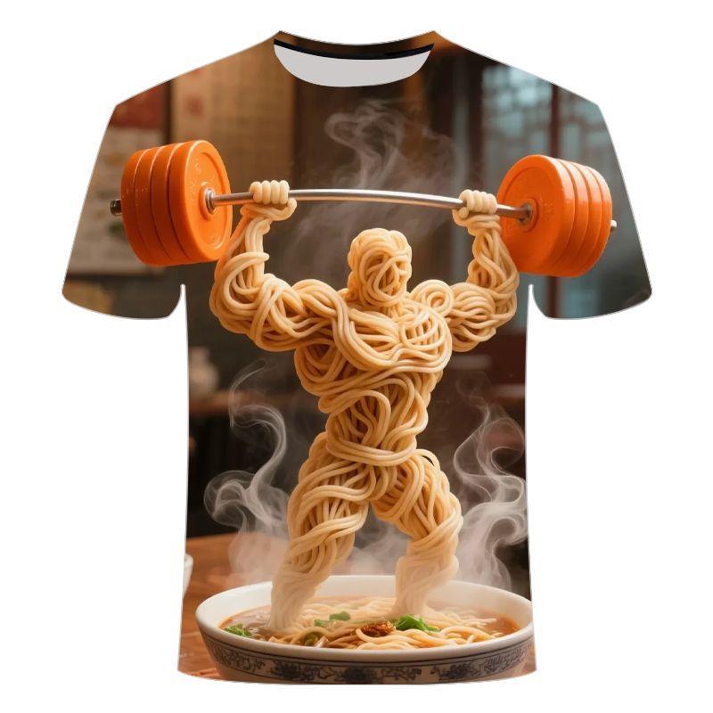 Новая летняя модная стильная индивидуальная и удобная детская футболка с 3D цифровой печатью, мужские рубашки, женские футболки S