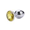 Metal Anal Plug Sex Toys Adult Anal Expansion Training Masturbation Woman/Man Ass Round Crystal Jewelry Butt Plug SM Adult