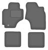 Velour Graphite Car Mats For: Toyota RAV4 II 3-door Pre-facelift (2000-2003)