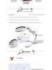 Faltbare LED-Lupe, 11x & 5x, Handheld/Tisch für Lesen, Reparatur und Schmuckbegutachtung
