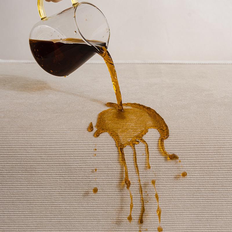 Vanntett Urinsikker Sofapute, Universell for Alle Årstider, Sklisikker, Avansert Følelse, Ensfarvet Fransk Nytt Sofatrekk Dekkstoff