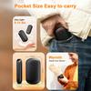Rechargeable Hand Warmer With Graphene Heating 2 Pcs Set 3 Temperature Settings Portable Long Lasting Battery For Winter Outdoor