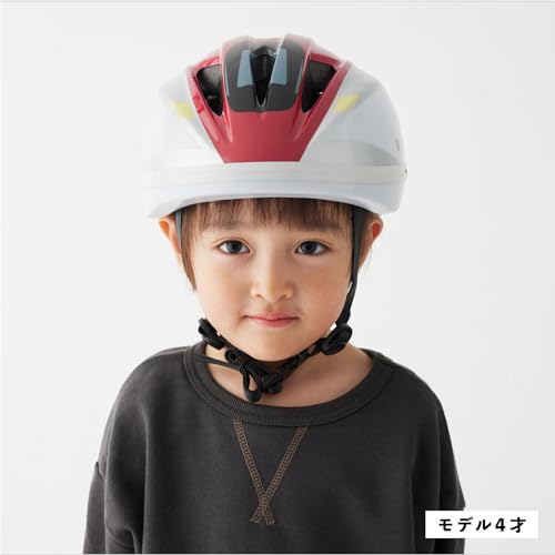 [Official] Ides Kids Helmet S, Shinkansen E6 Series Komachi, Children's, 53-56cm, Bicycle, SG Standard Compliant